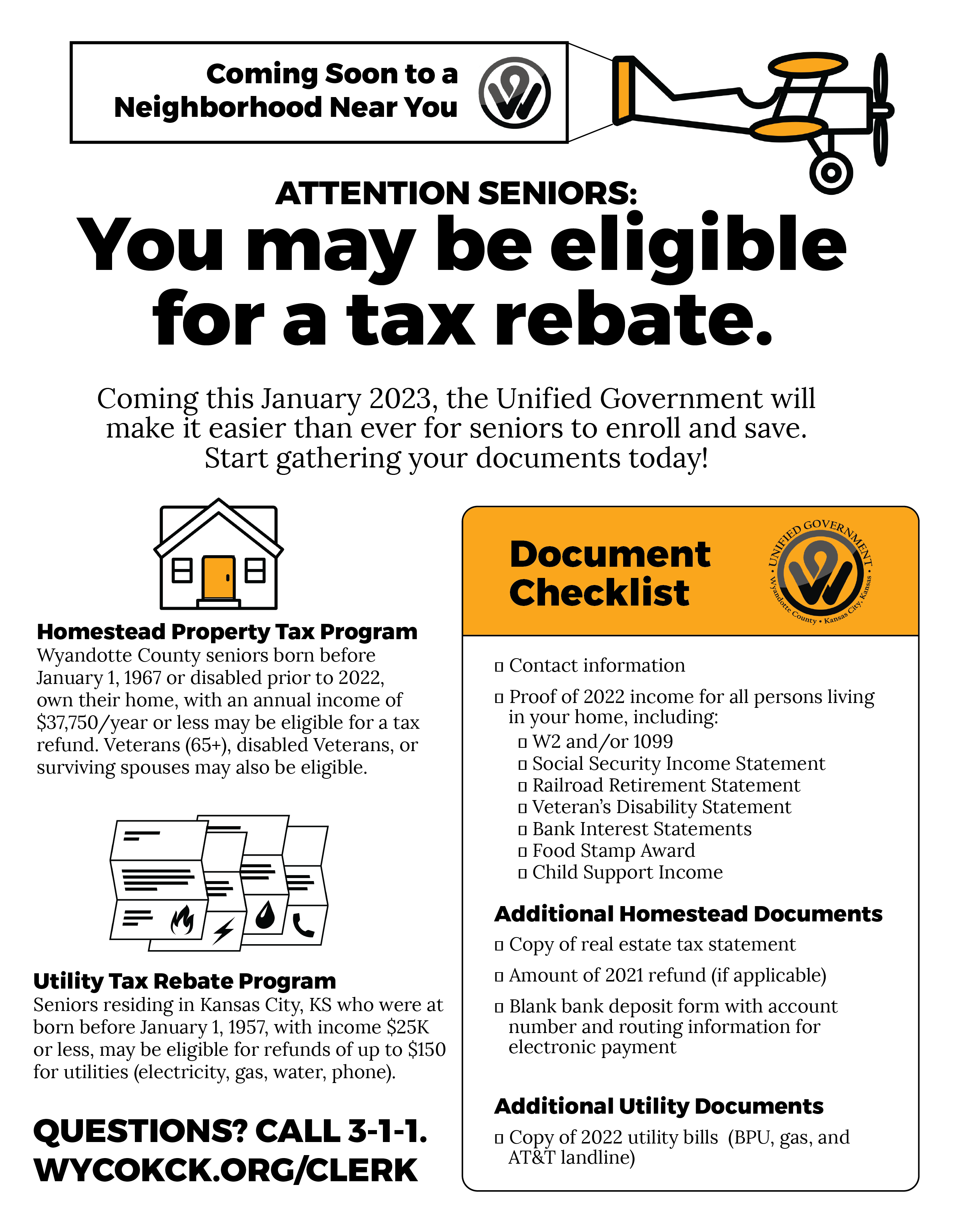 Senior Tax Rebate Program Assistance Unified Government Of Wyandotte 