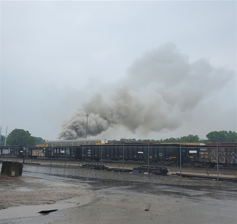 Fire in Armourdale May 2023