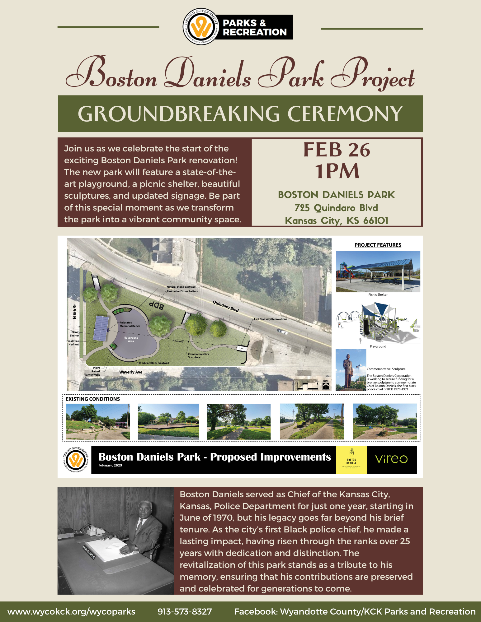 Boston Daniels Park Project Flyer