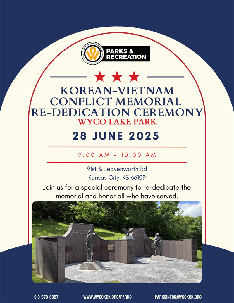 WyCo Lake Memorial Ceremony Flyer