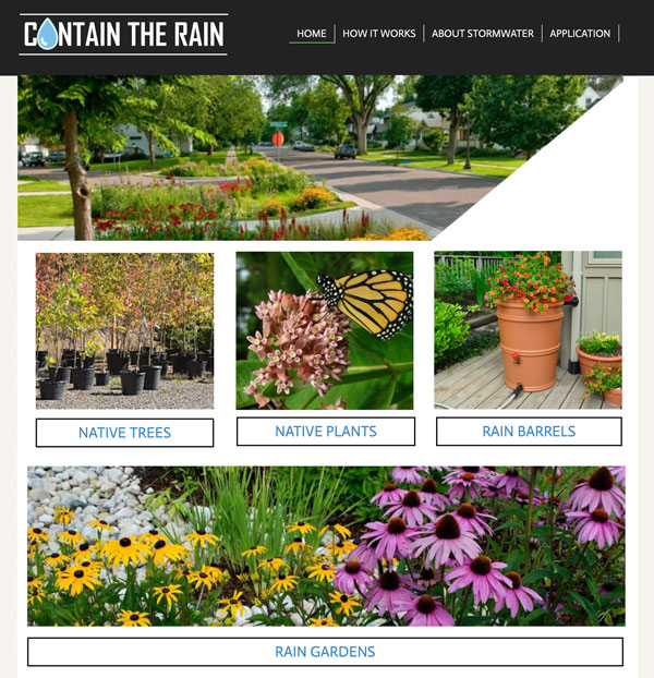 Public Works Native Contain Rain