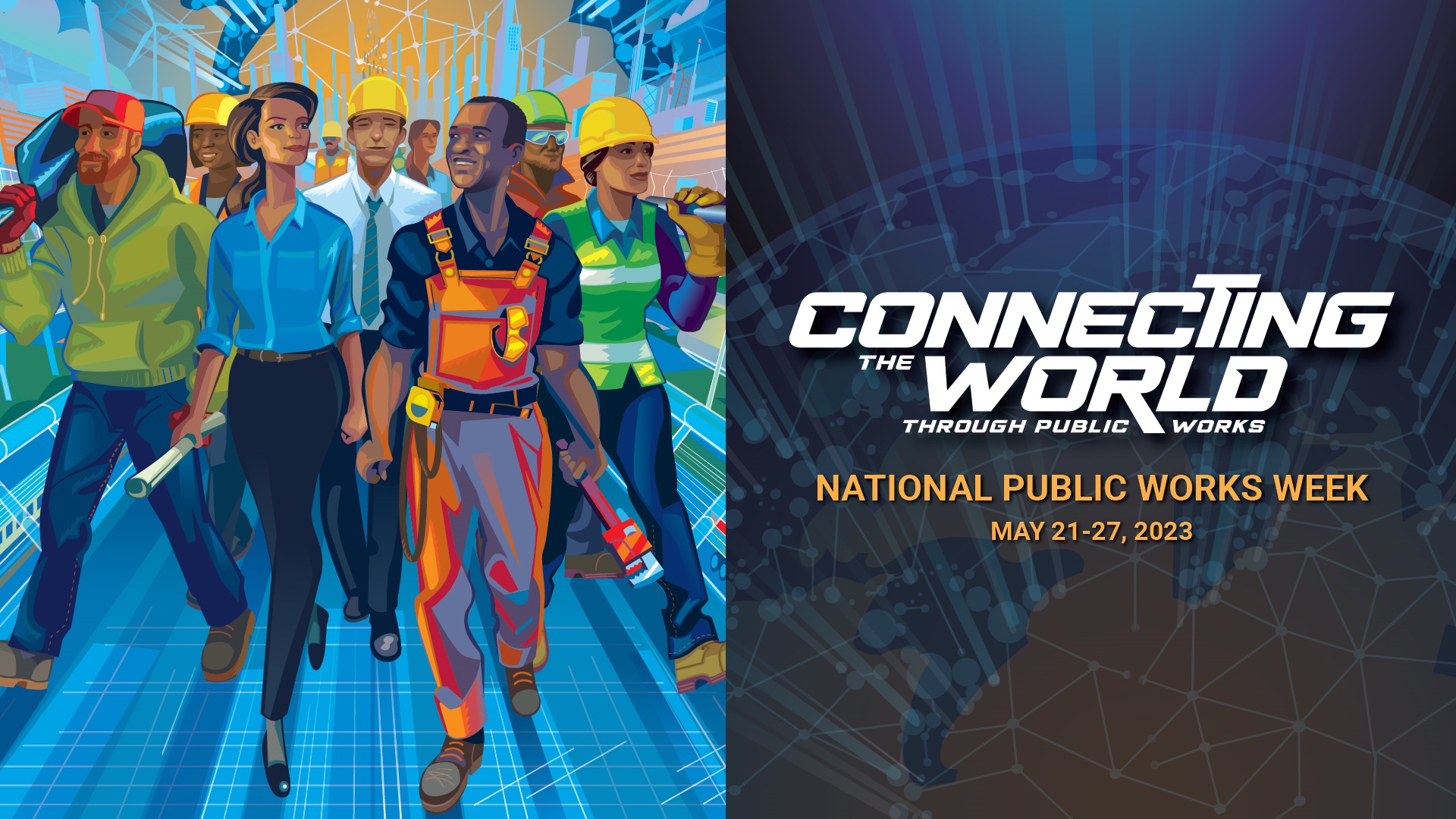 National Public Works Week announcement graphic