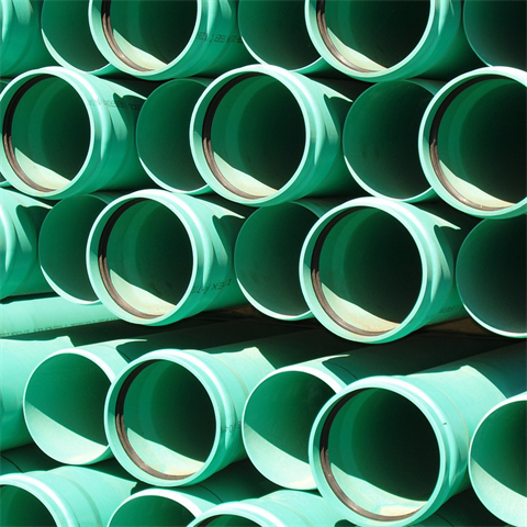 A photograph of green pipes
