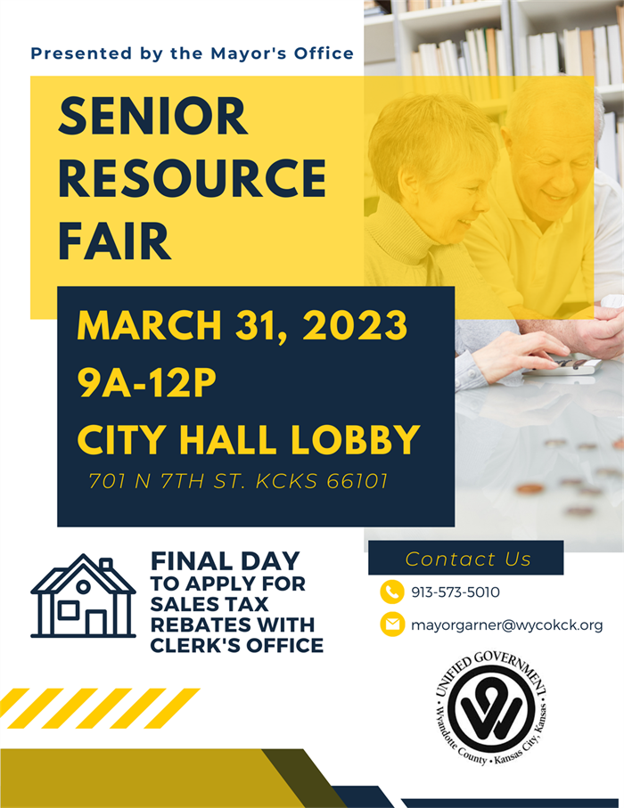 Senior resource fair flyer 2023