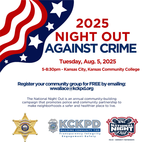 Night Out Against Crime Flyer 2025