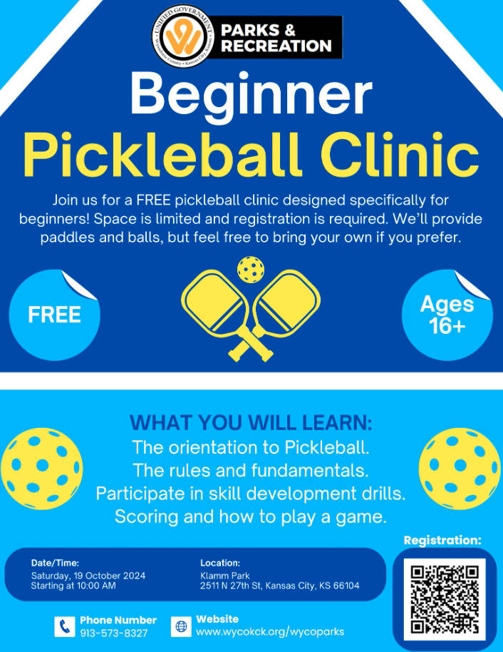 Pickleball Clinic Flyer 2024