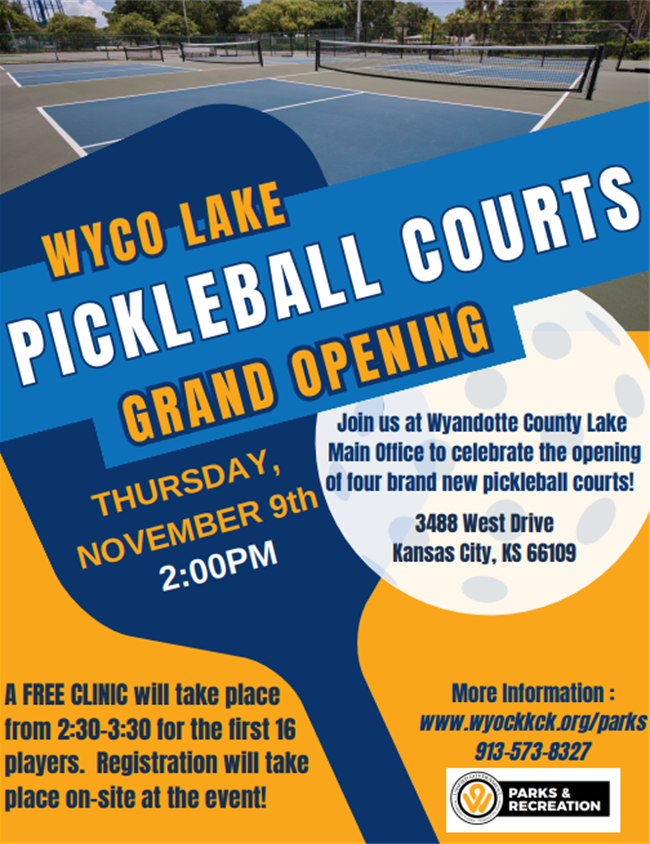 Pickleball Courts grand opening -Nov 2023