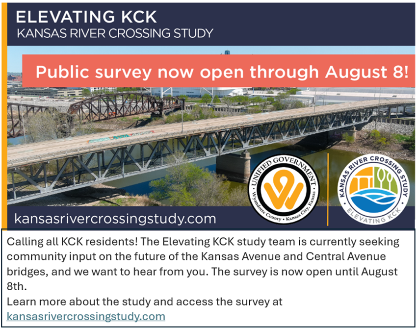Elevating KCK Kansas River Crossing Study Graphic