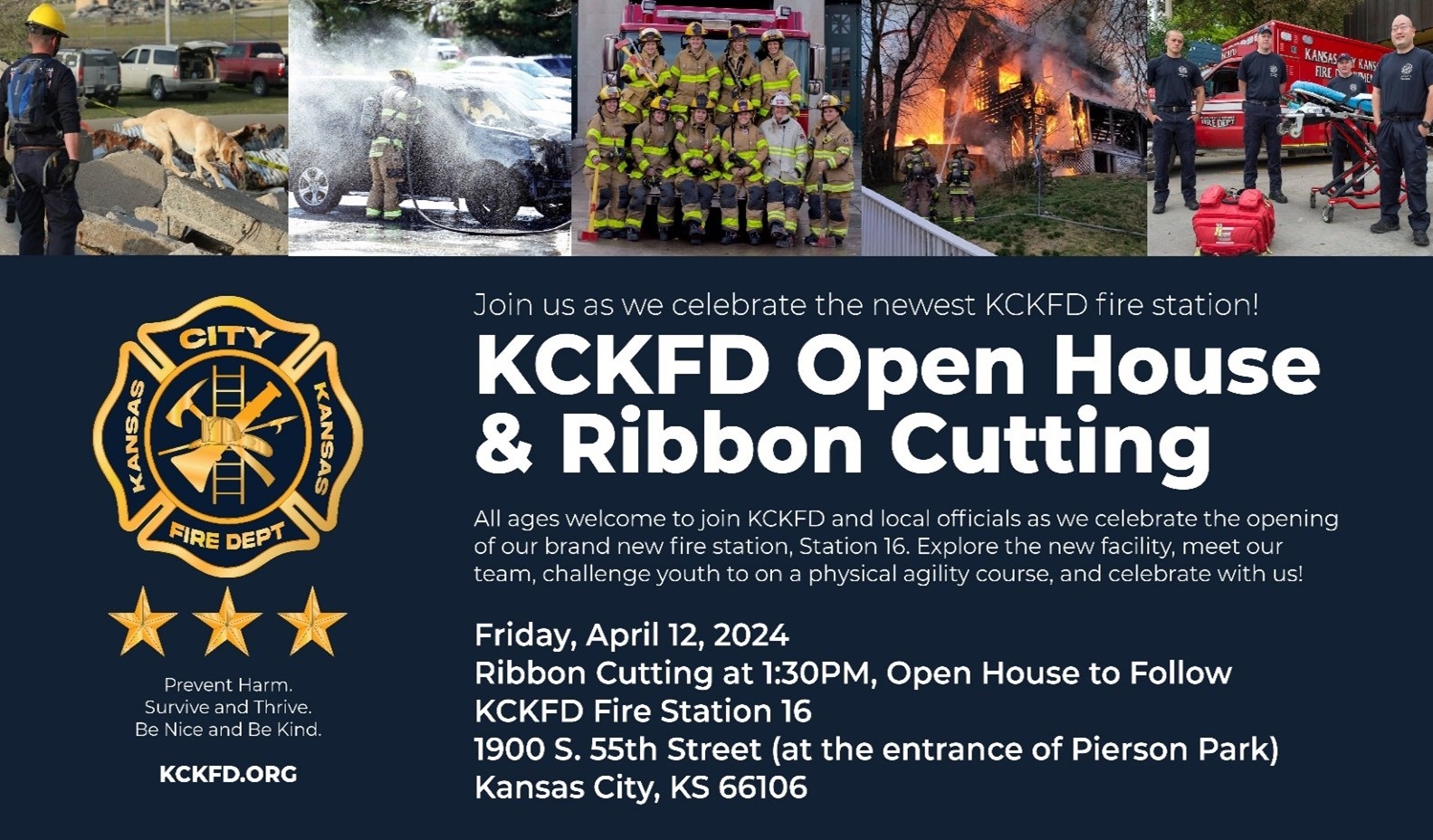 KCKFD Station 16 Open House Graphic 2024
