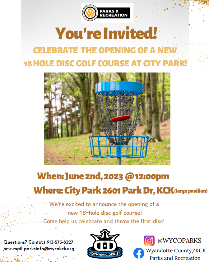 Grand Opening 18-Hole Disc Golf Course at City Park – Unified