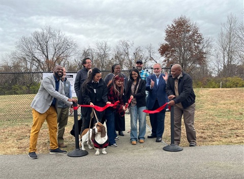 Welborn Dog Park Ribbon Cutting Ceremony Photo Nov 2025